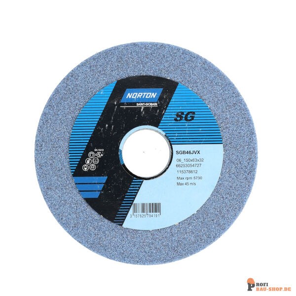 nortonschleifmittel/NORTON_schleifmittel_66253054727 06 Straight cup Tool Room-Norton SGB-150x63x32_13_13-SGB46JVX_182815